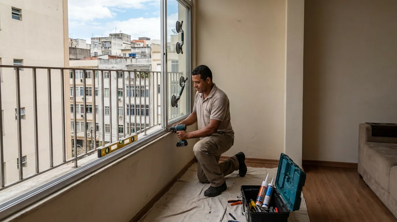 Sacada de Vidro para Apartamento em Petrolina‑PE