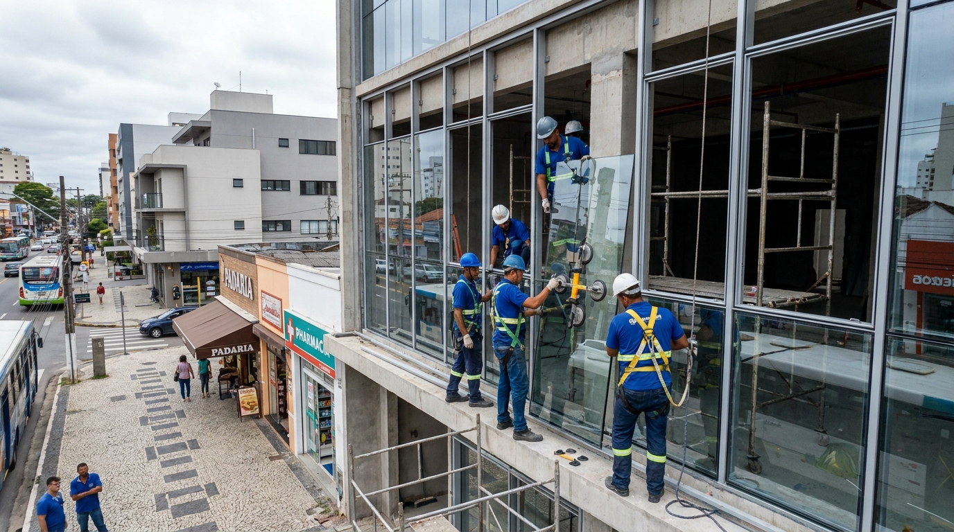 Fachada de Vidro em Petrolina‑PE